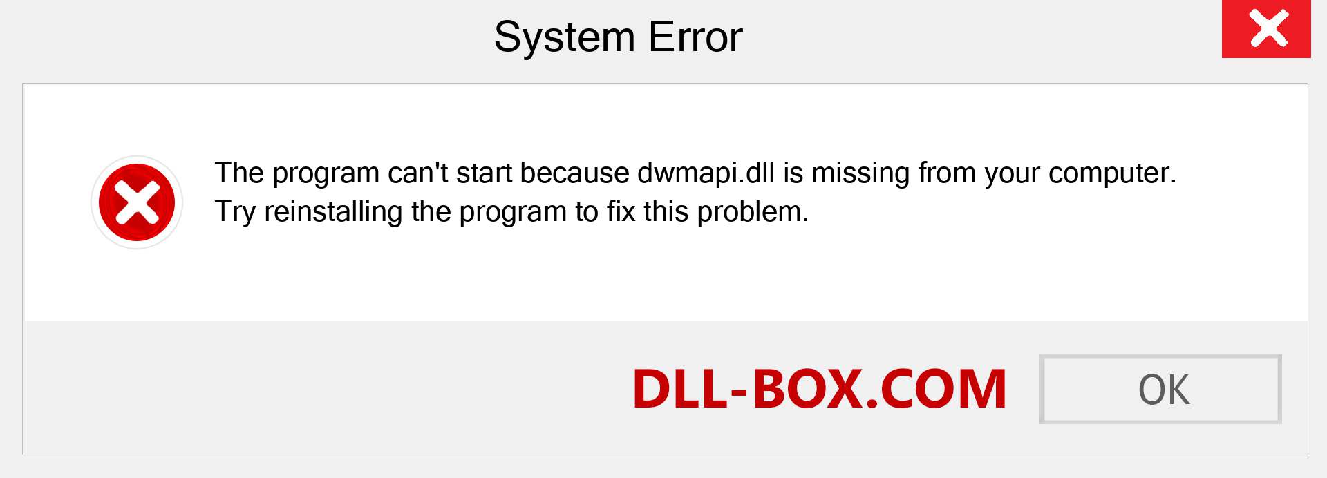  dwmapi.dll file is missing?. Download for Windows 7, 8, 10 - Fix  dwmapi dll Missing Error on Windows, photos, images